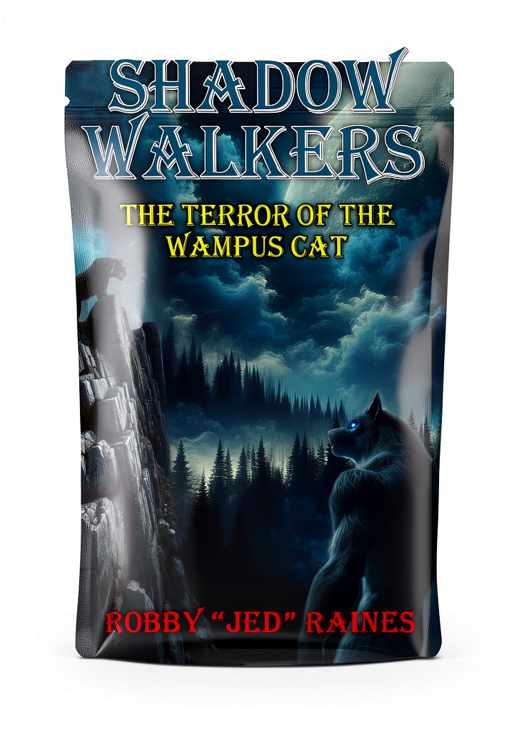 A dark and ominous forest with a full moon in the background